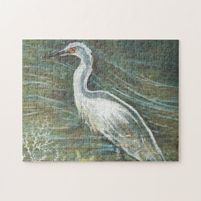 Kustfåglars vikt i Vatten Art Pussel (Horisontell)