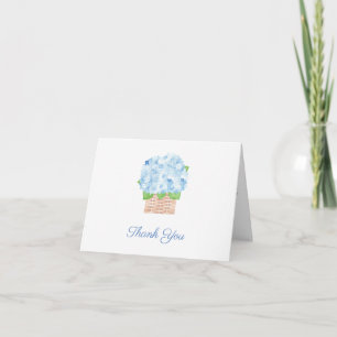 Kustfarmor Hydrangeas Pojke Babyshower Tack Kort