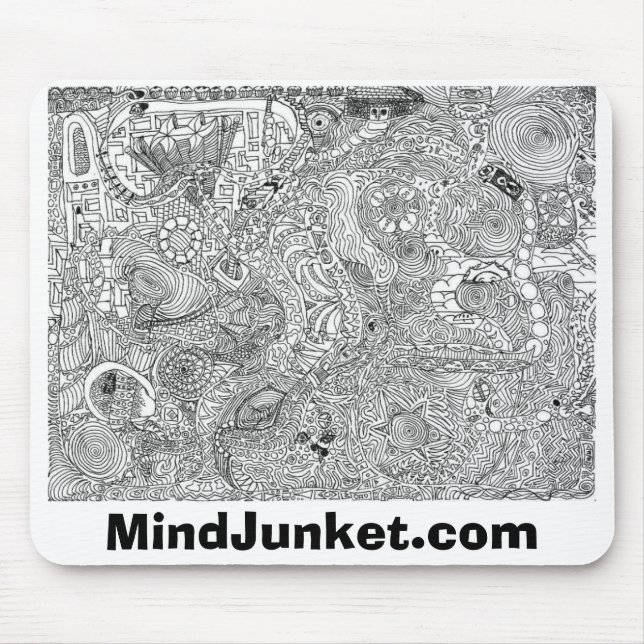 Kustfartyg av drömmar Mousepad från MindJunket.com Musmatta (Framsidan)