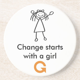 Kustfartyg - flicka underlägg sandsten