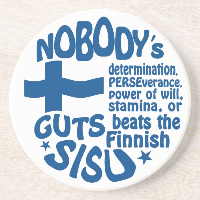 Kustfartyg för finska SISU Underlägg Sandsten (Framsidan)