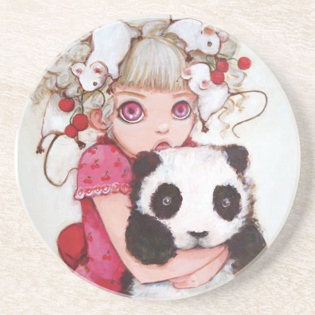 Kustfartyg för fruktFuzzdrink Underlägg Sandsten (Framsidan)