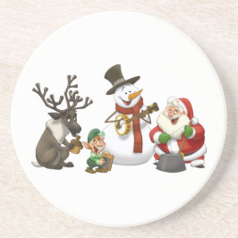 Kustfartyg för jultillbringaremusikband underlägg sandsten