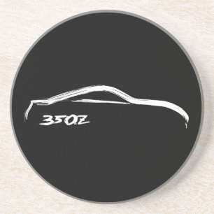 Kustfartyg för Nissan 350z vitSilhouette Underlägg Sandsten