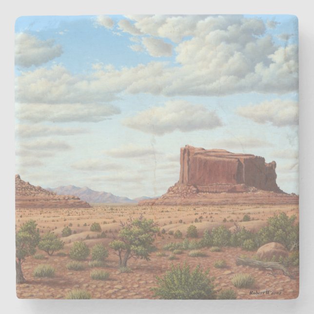 Kustfartyg för ökenstendryck stenunderlägg (Framsidan)