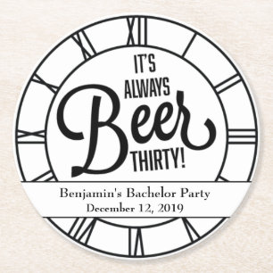 Kustfartyg för öl trettio underlägg papper rund