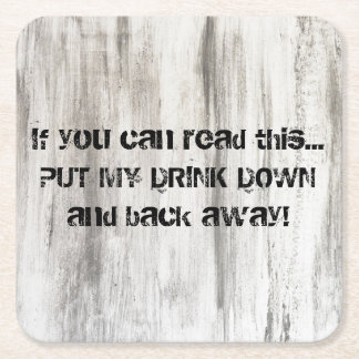 Kustfartyg för pappöldrink för mangrotta underlägg papper kvadrat