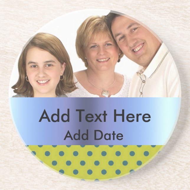 Kustfartyg för personligfotosandsten underlägg sandsten (Framsidan)