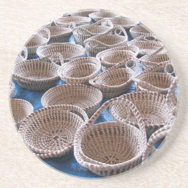 Kustfartyg för sten för basket för Charleston SC Underlägg Sandsten (Framsidan)