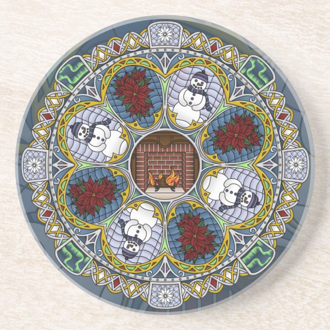 Kustfartyg för vinterNouveau sandsten Underlägg Sandsten (Framsidan)