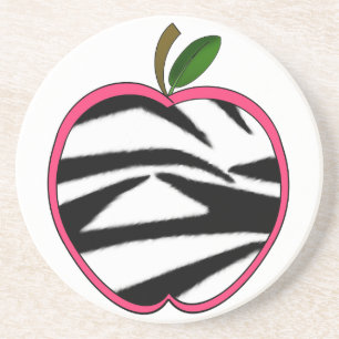 Kustfartyg för zebra tryckApple lärare Underlägg Sandsten