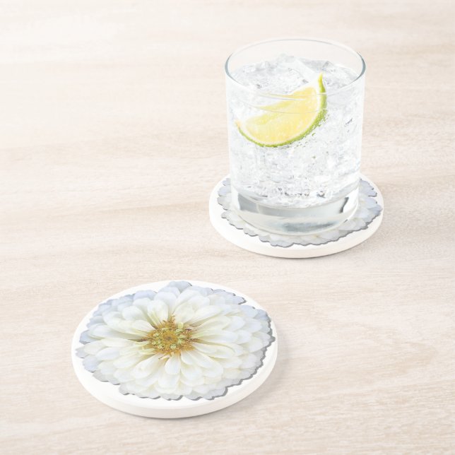 Kustfartyg - sandsten - vitZinnia Underlägg Sandsten (Sidan)