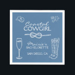 Kustflicka Bachelorette Party Helg Pappersservett<br><div class="desc">Kustflickan Bachelorette Party Helg Napkin I Funkyn Kustflickan Bachelorette Party Helg Napkin har en hand plockade-layout med hand plockade-illustrationer tillsammans med handskrivet teckensnitt! Du har rätt att skapa något unikt för dig! Redigera enkelt ordalydelsen och färg för att matcha stil! Text- och bakgrundsknappen färg är helt redigerbar >>>Klicka på knappen...</div>