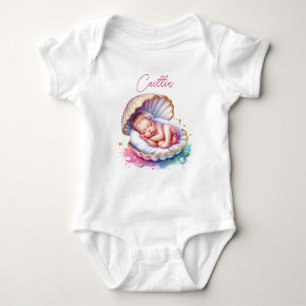 Kustflickans babyskor Personlig T Shirt