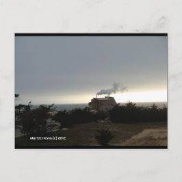 Kustfoder och rök | Blue Beach Sång™-vykort Vykort