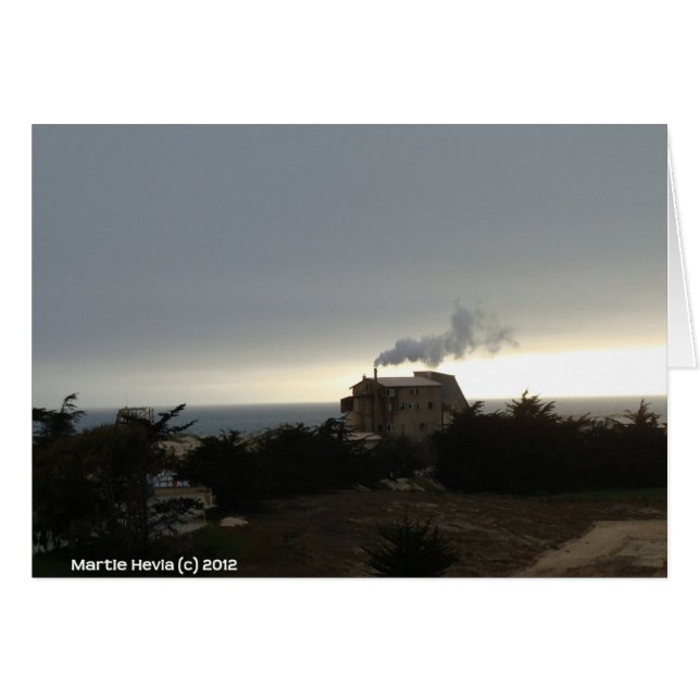 Kustfoder och rök OBS kort (Framsidan Horizontal)