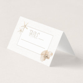 Kustförevisning i Bordsnumret Bröllop Kort