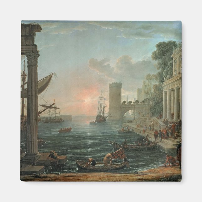 Kusthamn med kejsarsnitt magnet (Framsidan)