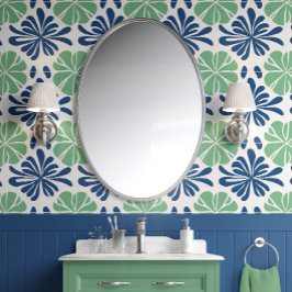 Kustharmoni Löv - blått och Grönt - Kustnära