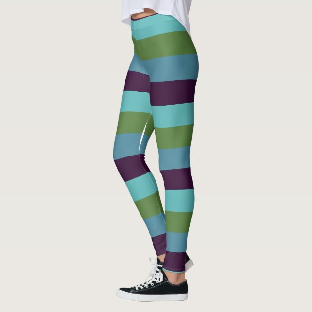Kustharmoni-ränder Leggings (Vänster)