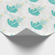 Kusthav och Hälsning Coral Träd