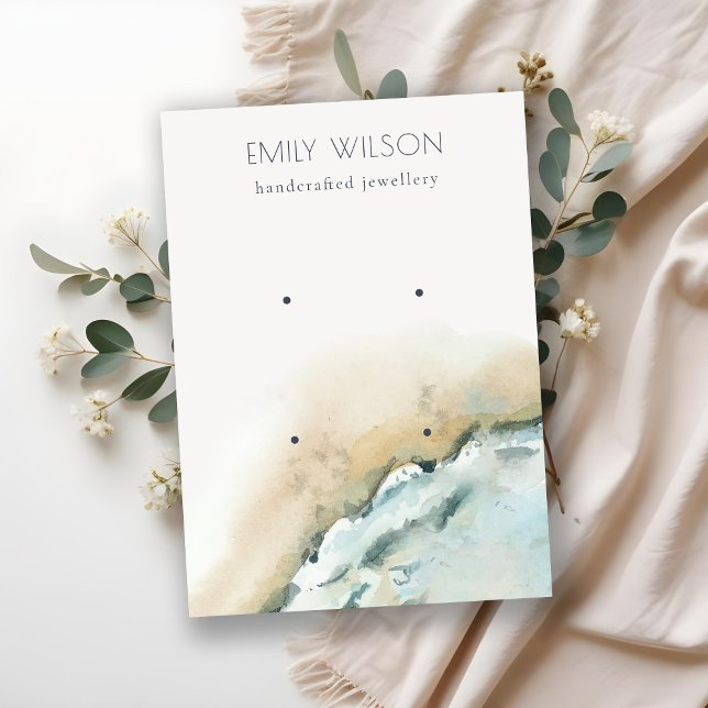 Kusthavets Vinkara strand Beach 2 Visning Visitkort (Skapare uppladdad)