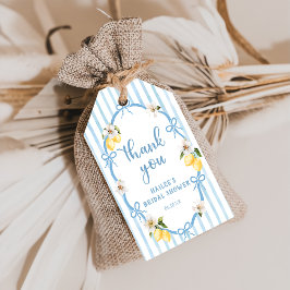 Kustitalienska Lemon Möhippa Gift-Märkre Presentetikett