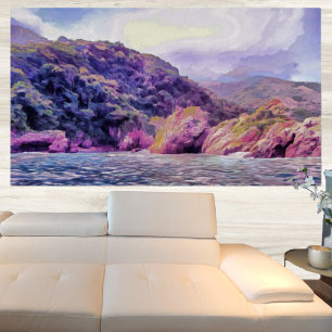Kustjelapa till Puerto 1620 Art Print Poster