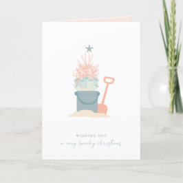 Kustjö Julgran Helgdag Helgkort