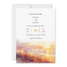 Kustjodblommor vid Sunset Art Beach Wedding