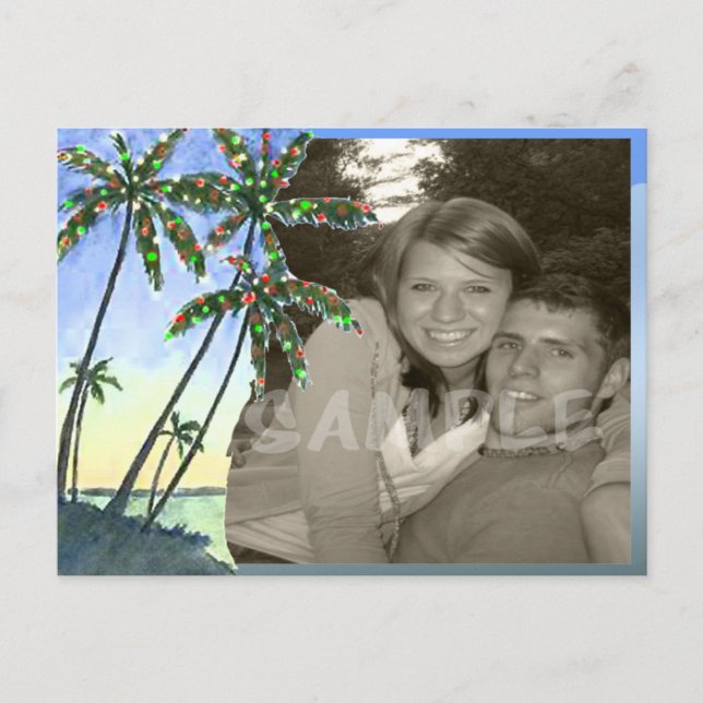 Kustjul Helg Vykort (Framsida)