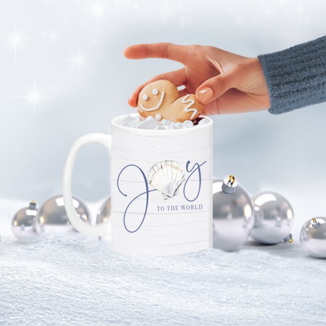 Kustjul Joy Seashell Nautical Kaffemugg (Skapare uppladdad)