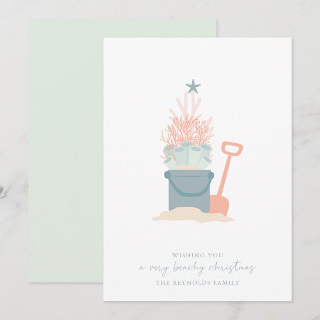 Kustjullkort för sjöfolk, Helgdag Julkort (Fram/baksida)