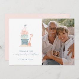 Kustjullkort till havs med foto