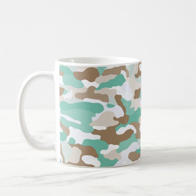 Kustkamouflage Kaffemugg (Vänster)
