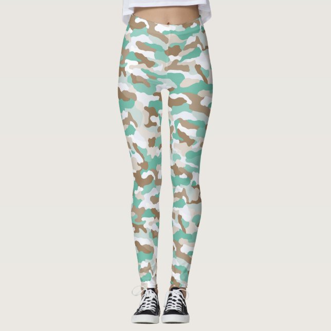 Kustkamouflage Leggings (Framsida)