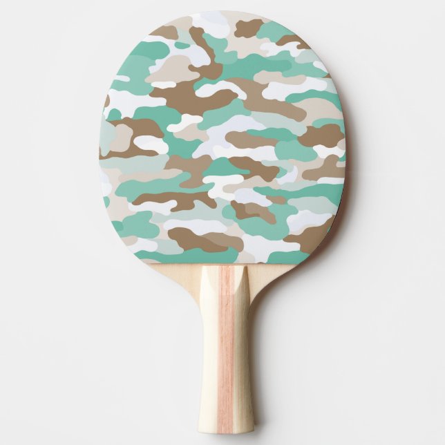Kustkamouflage Pingisracket (Framsidan)