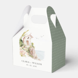 Kustkatolska vattenfärgskyrkan Bröllop Presentaskar