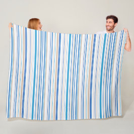 Kustkomfort: Beach Rand Throw Blanket Fleecefilt