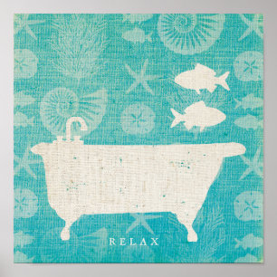 Kustkonst   Badplatta Poster