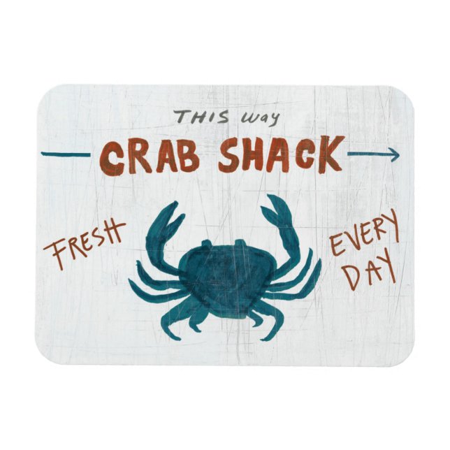 Kustkonst | Crab Shack Magnet (Horisontell)