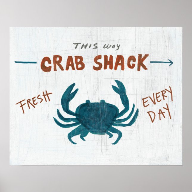 Kustkonst | Crab Shack Poster (Framsidan)
