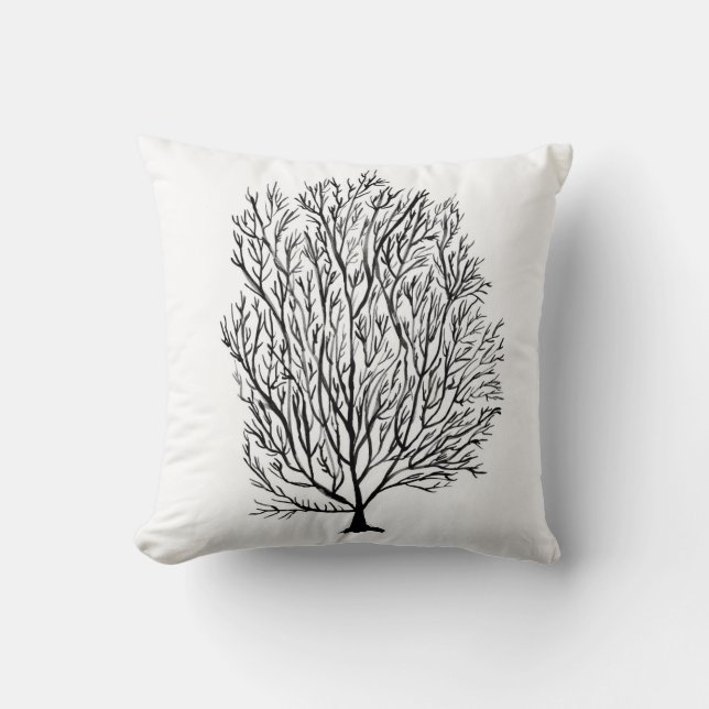 Kustkoraller, Sjögräs, Svarthavskoraller Kudde (Framsida)