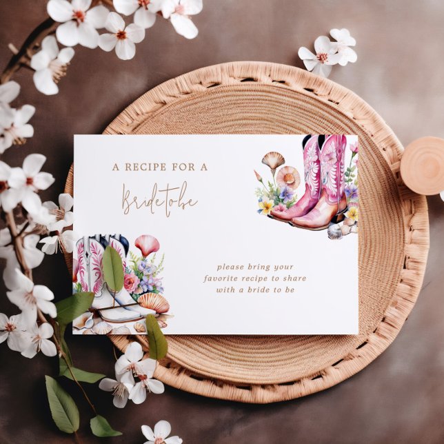 Kustkort för Rosa Cowgirl Möhippa OSA Kort (Skapare uppladdad)