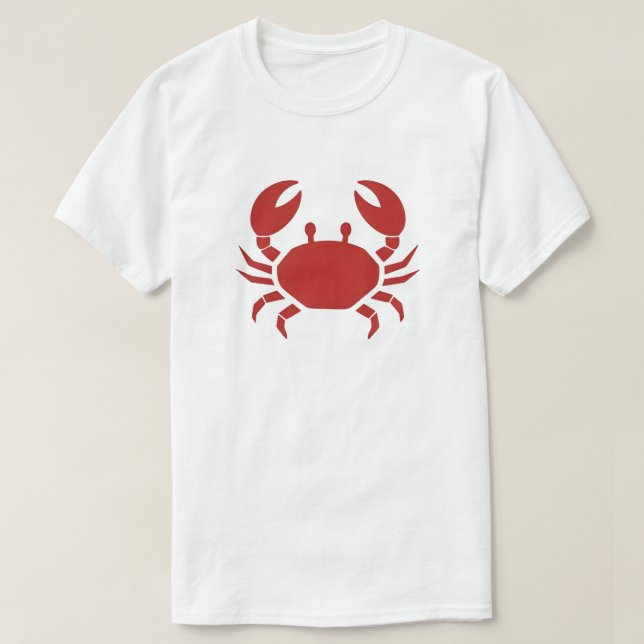 Kustkrabbdiagram T Shirt (Design framsida)