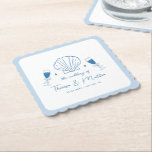 Kustkusten Hand plockade i Bröllop Underlägg Papper<br><div class="desc">Ta med er charm till bord med vårt Hand plockade nautiska kustnära Bröllop Pappra Underlägg! Med doodlar,  skisser och en coquette Fransk vintage vibe,  är det perfekt för ett kust-,  mariscos- eller skaldjurskärmat bröllop. En roligt,  en snyggt som ger dig nautisk flluft till station och mottagningsdekanter!</div>