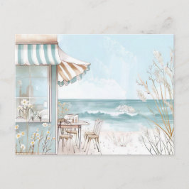 kustlandskapsillustration vykort