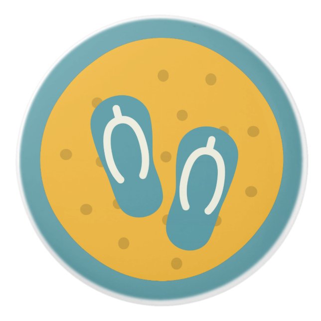 Kustlevande design, Flinflip flops Sandles Knopp (Framsidan)