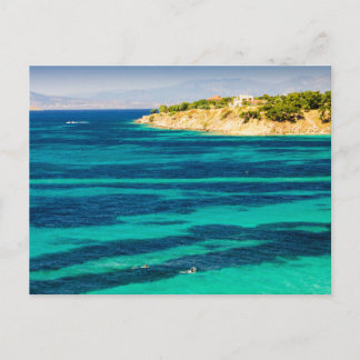 Kustlinje av Aegina-ön, Grekland Vykort