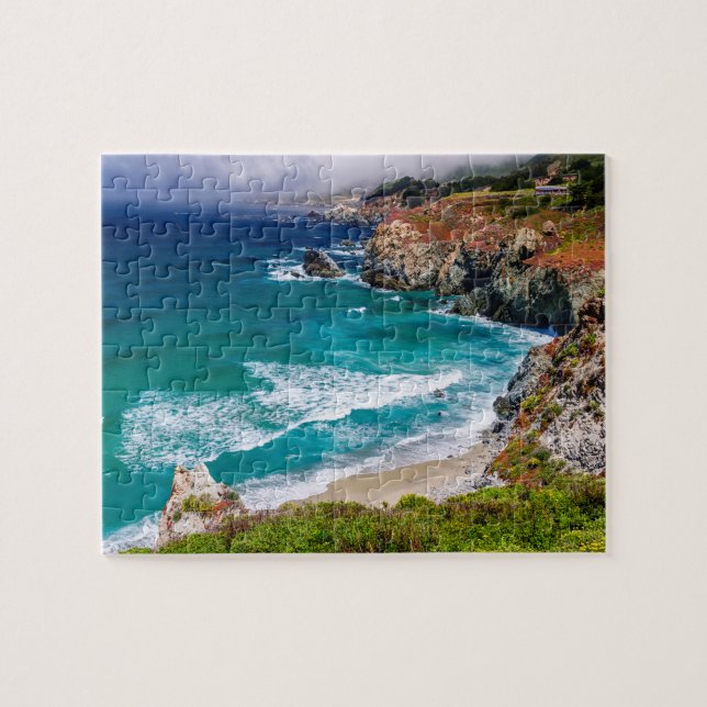 Kustlinje av Big Sur, Kalifornien Pussel (Horisontell)